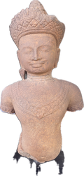 Statue en pierre de Shiva du Cambodge